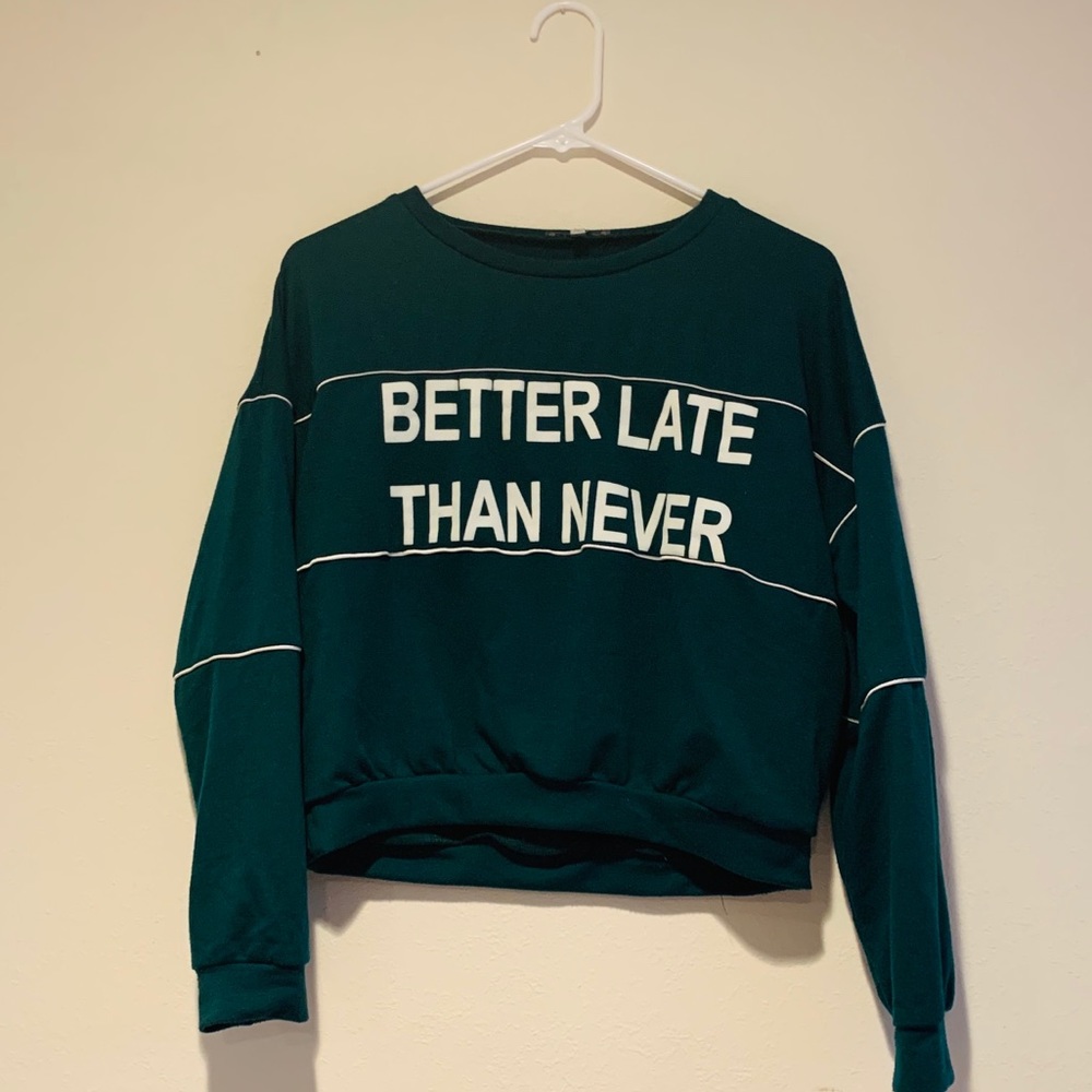 Green sweater
